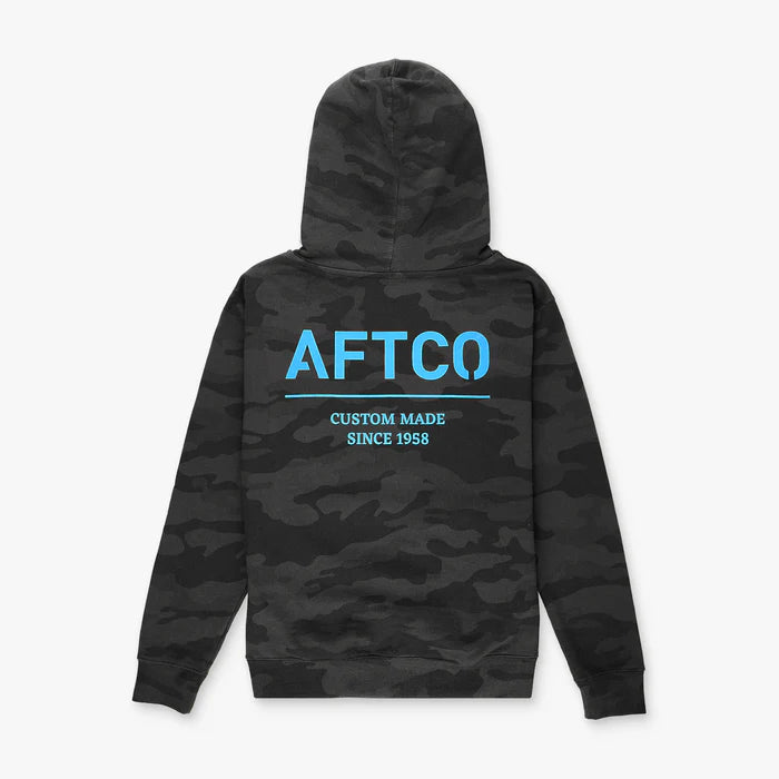 Aftco Radar Pull-on Hoodie Youth, Black Camo