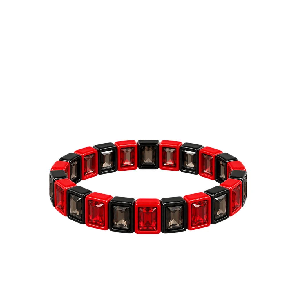 LULU Mac Red and Black Bracelet