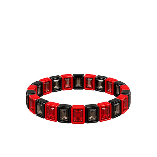 LULU Mac Red and Black Bracelet