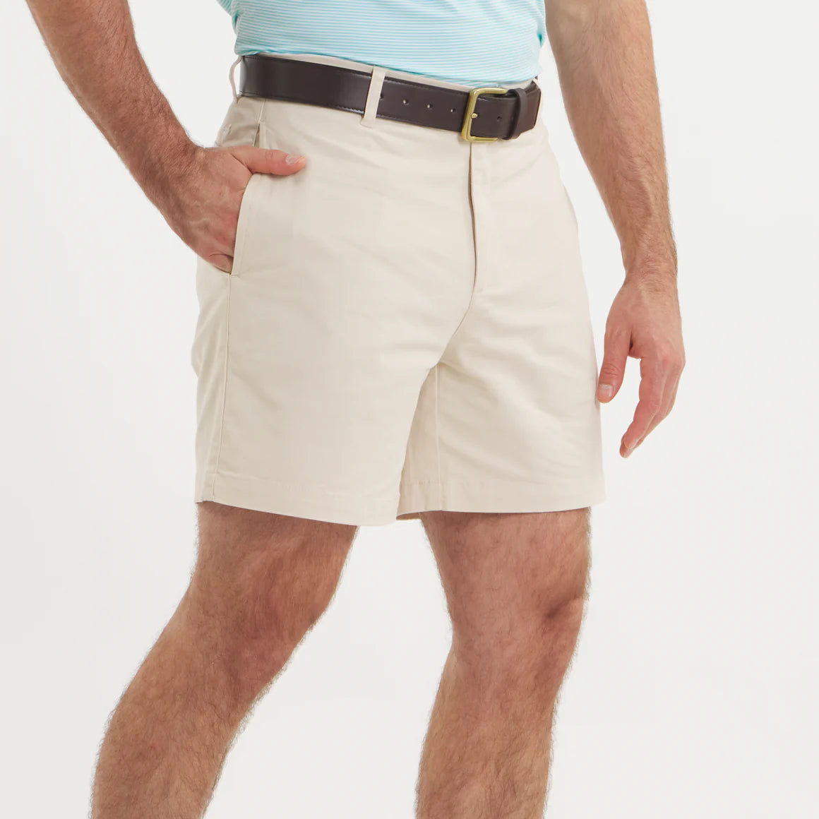 Southern Marsh Regatta Stretch Short in Audubon Tan