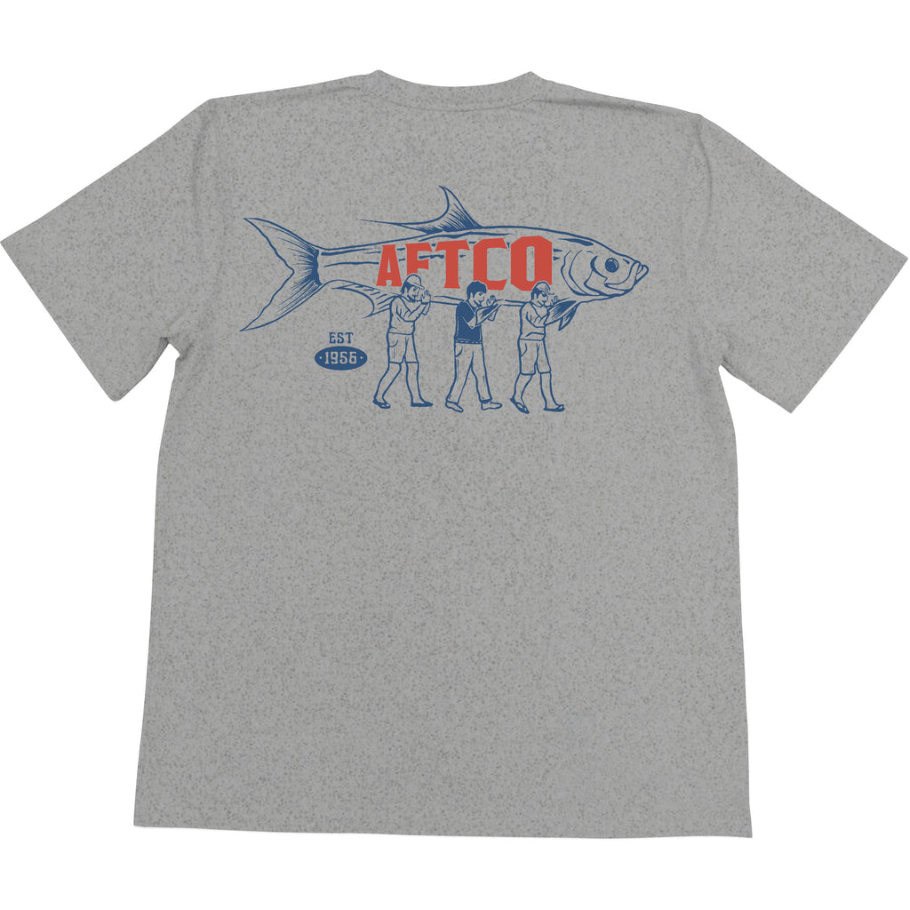 AFTCO Youth Grey Teamwork Tee