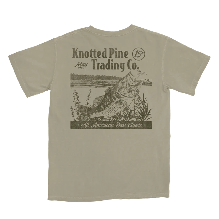Knotted Pine Sandstone Bass Classic SS Tee