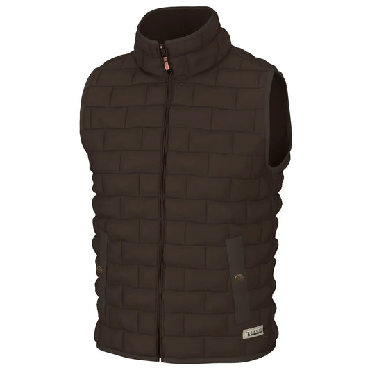 Local Boy Coffee Brick Quilted Vest