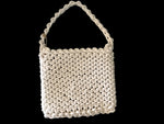 Jen&Co Crochet White Handbag