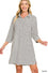 Zenana Black Striped Dress