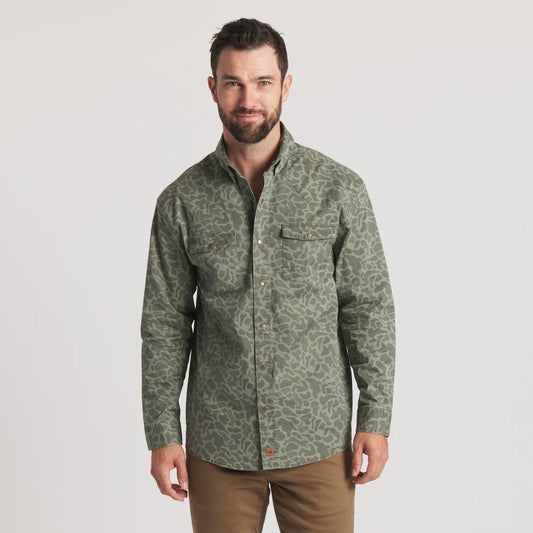 El Campo Performance Ranch Shirt dark olive