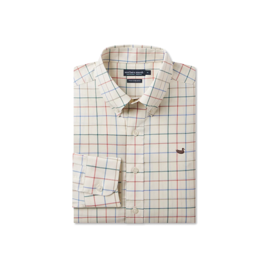 Youth Lockhart Windowpane Performance Dress Shirt
