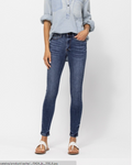 Mid-Rise Skinny Handsand Jeans