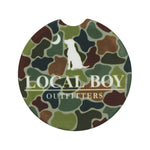 Local Boy River Camo Car Coaster