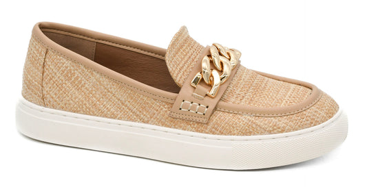 Hey Girl Raffia Chain Reaction Loafers