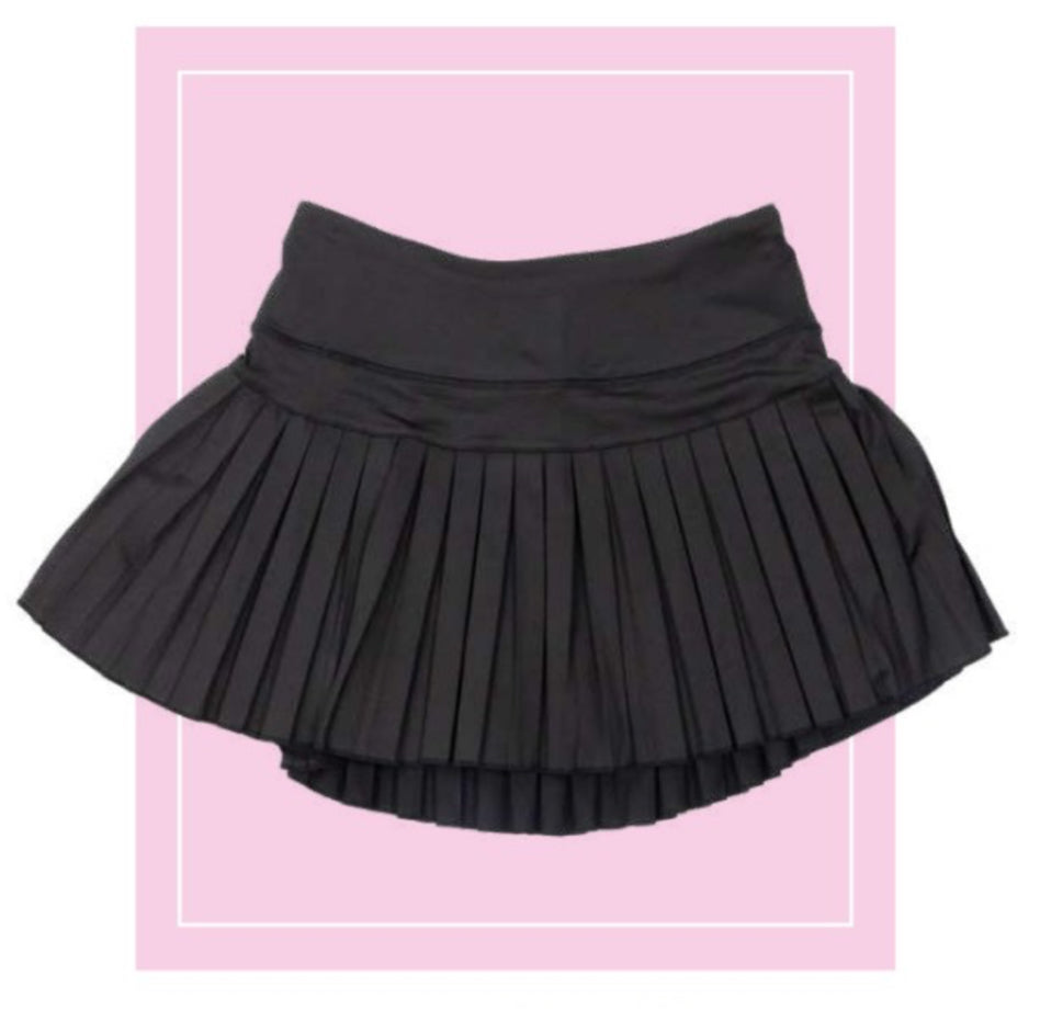 Simply Southern Black Pleated Skort