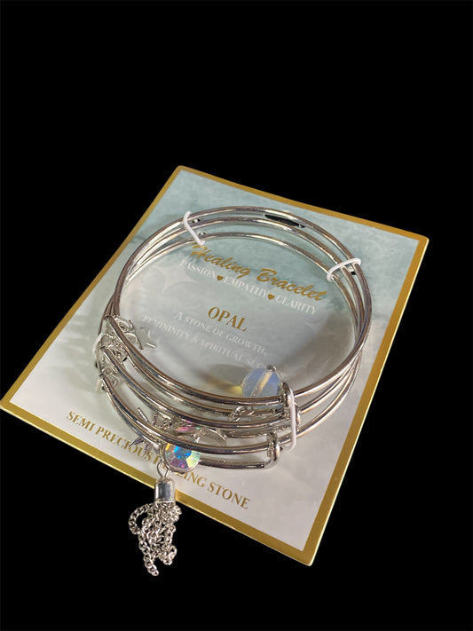 Opal Silver Healing Bracelets
