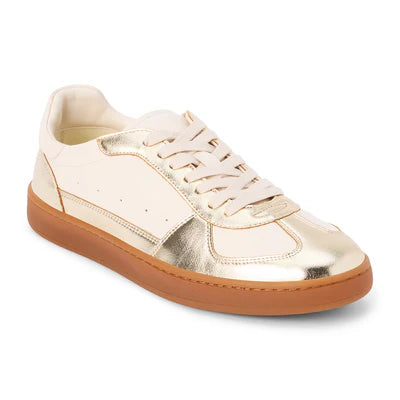 Matisse Dana Gold/Off White Low Top Sneaker