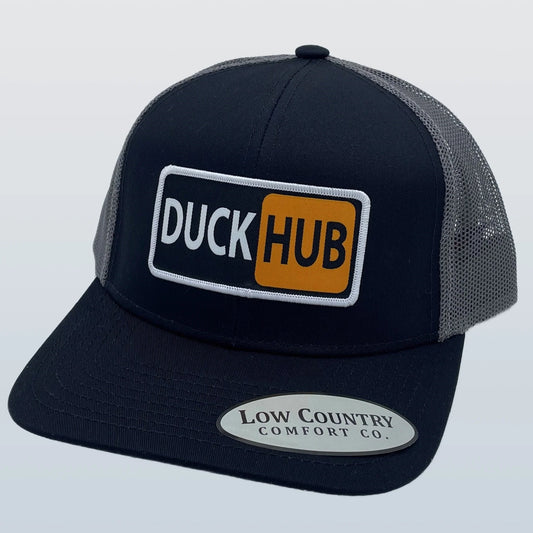 DuckHub Black/Grey Snapback Hat