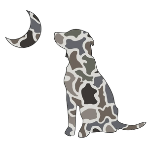 Local Boy Localflage Dog and Moon Decal Sticker