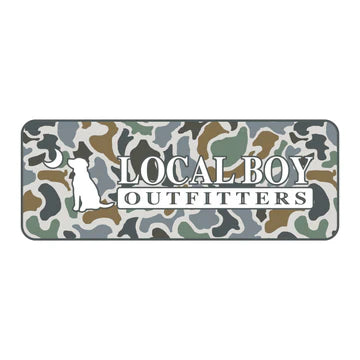 Local Boy Localflage Bluff Plate Decal Sticker