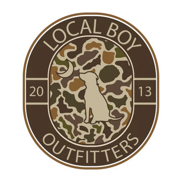 Local Boy Vintage Crest Decal Sticker