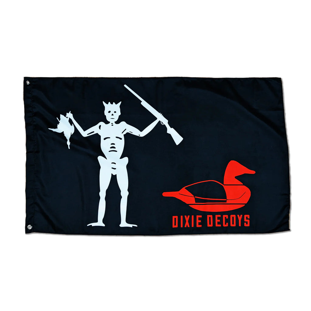 Dixie Decoys Black Beard Duck Hunter Flag