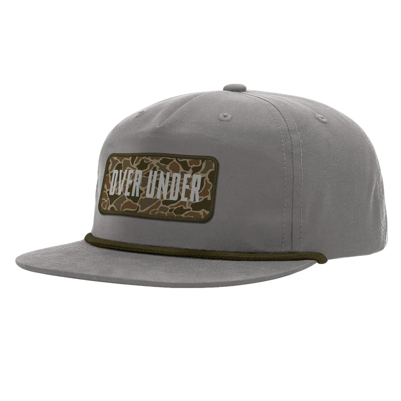 Over Under Duck Camo Badge Rope Hat