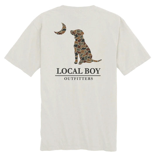 Local Boy Duck Camo Dog & Moon SS Tee