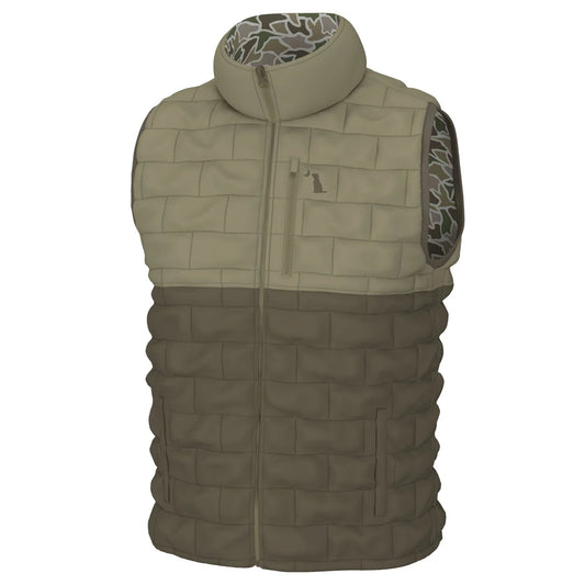 Local Boy Duck Camo Duck Down Reversible Vest