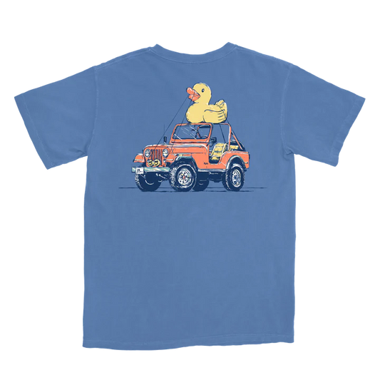 Knotted Pine Youth Royal Blue Duck Jeep SS Tee