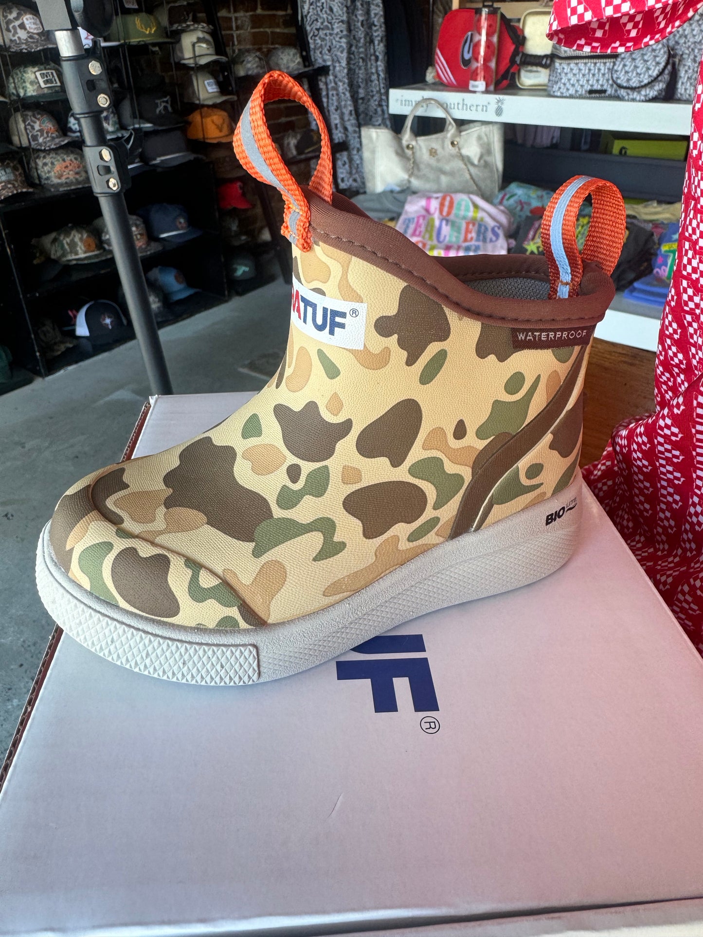 Xtratuf Youth Camo Ankle Deck Boots