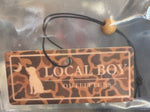 Local Boy Old School Camo Plate Car Freshener (New Car Scent)