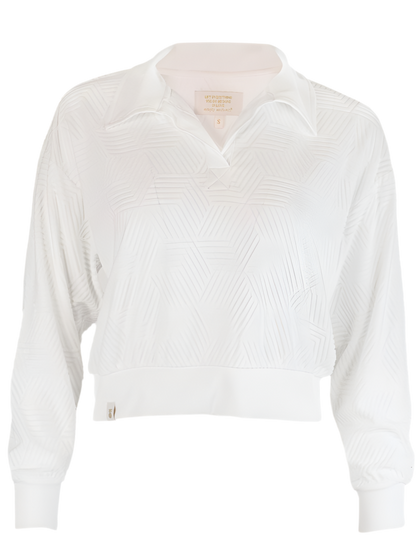 Simply Southern Cropped Ivory Pullover