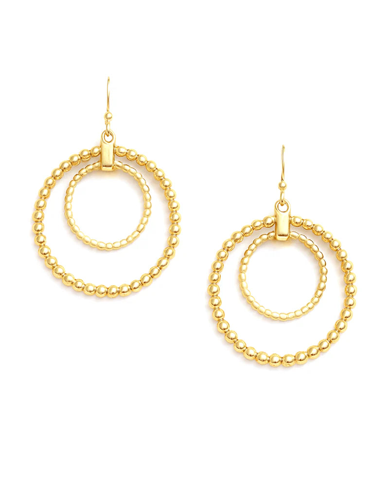 Double Round Earring