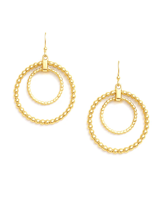 Double Round Earring