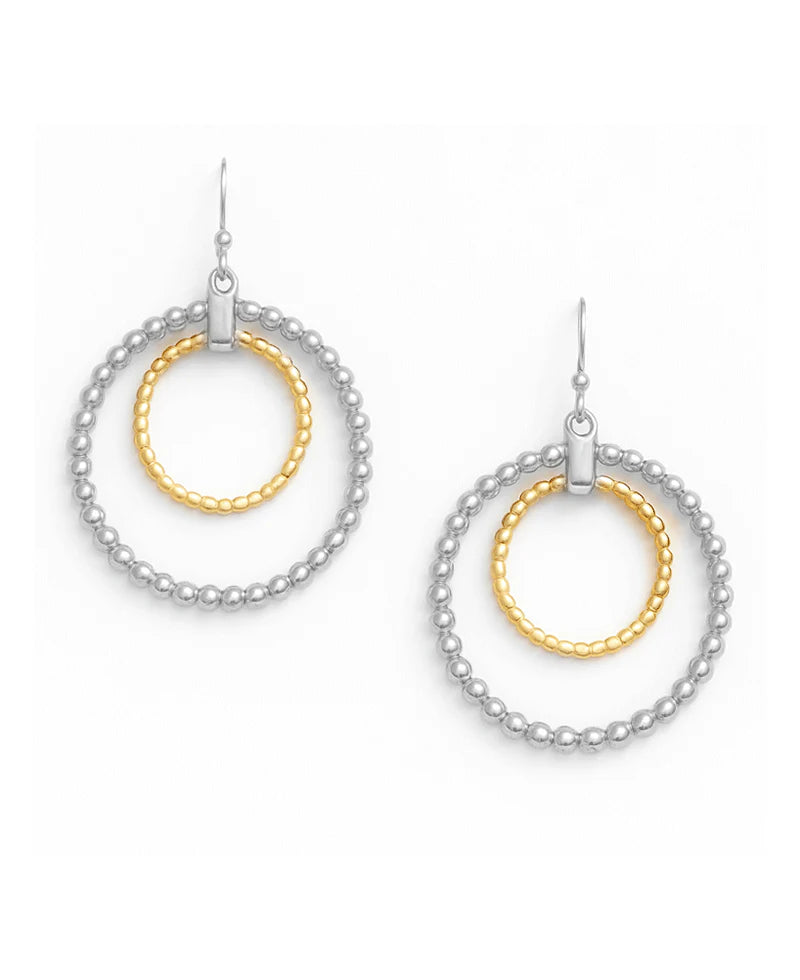 Double Round Earring