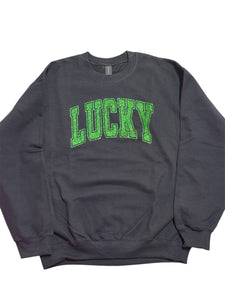 Sparkle Green Lucky Sweatshirt