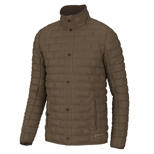 Local Boy Mocha Brick Quilted Jacket