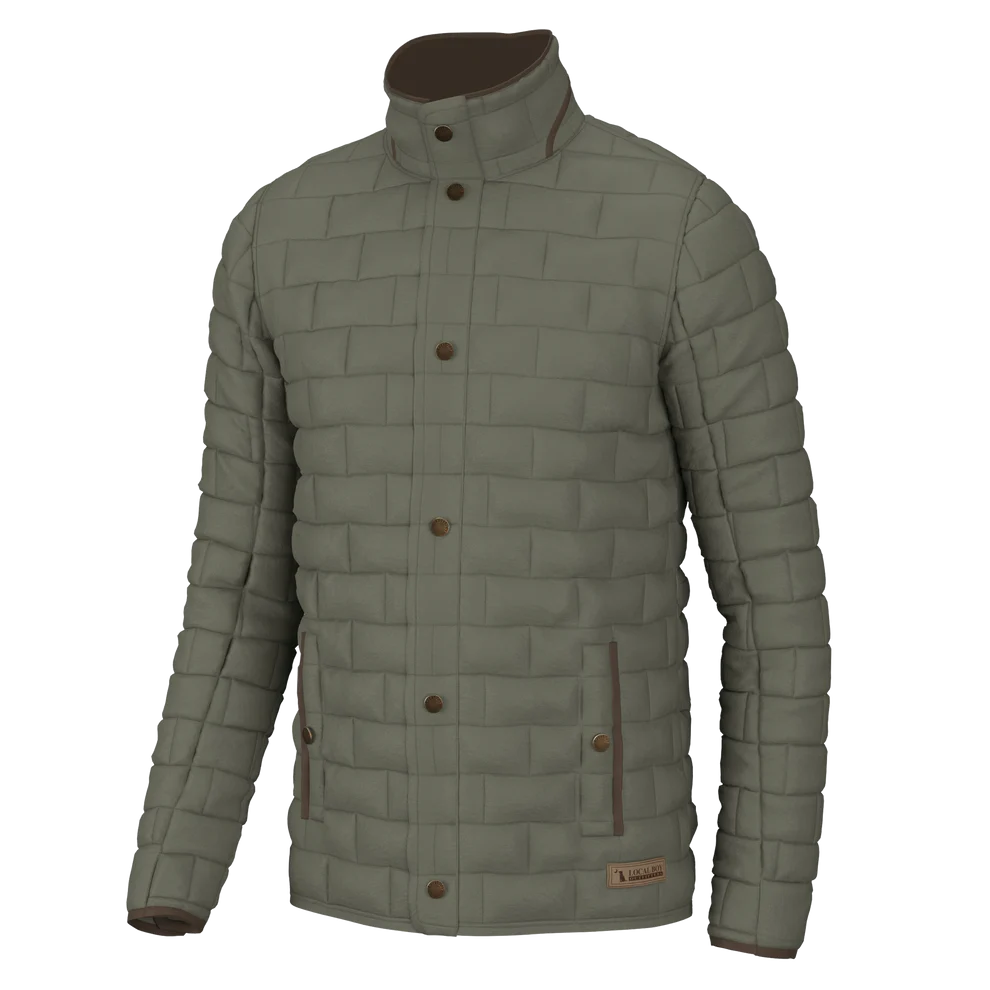 Local Boy Brick Quilted Jacket