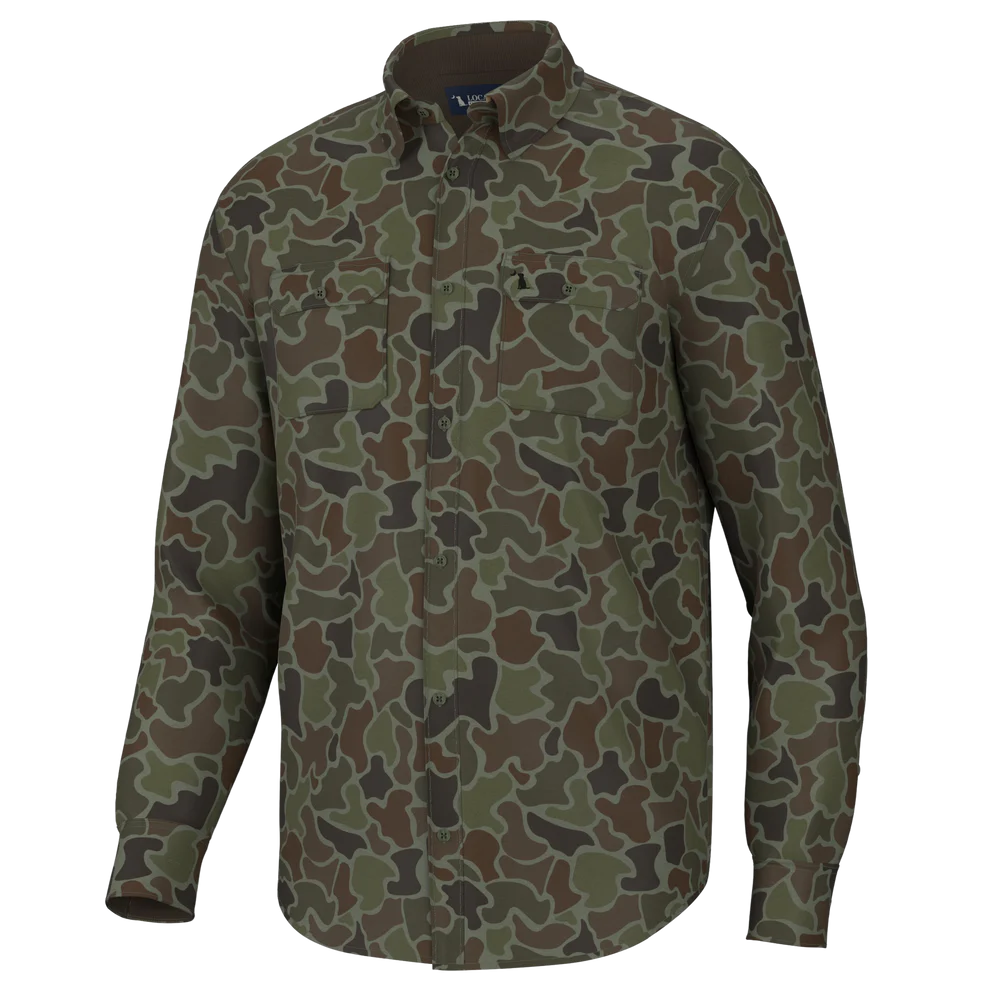 Local Boy Localflage Camo Button Up