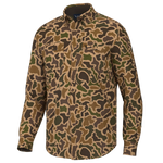 Local Boy Old School Camo Button Up