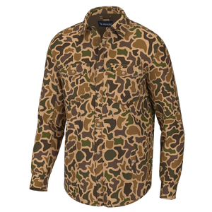 Local Boy Old School Camo Sportsman's Shacket