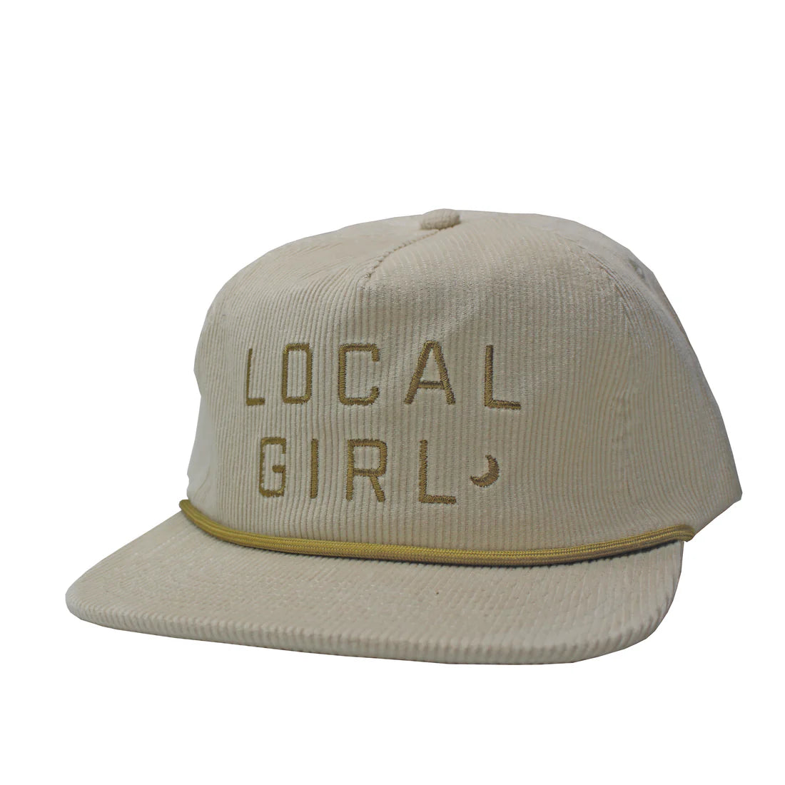 Local Girl Crescent Corduroy Hat