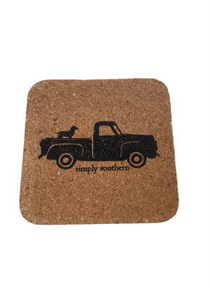 Simply Southern Men's Cork Coasters