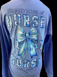 Simply Southern LS Nurse in Vista Tee