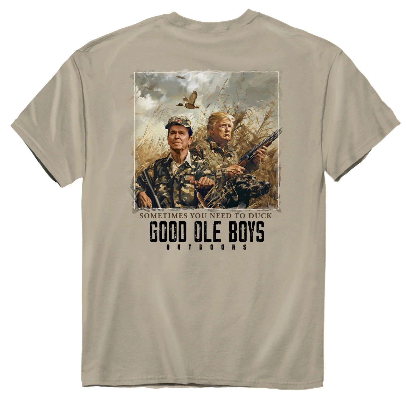 Good Ole Boys Trump Reagan Duck Hunt Tee