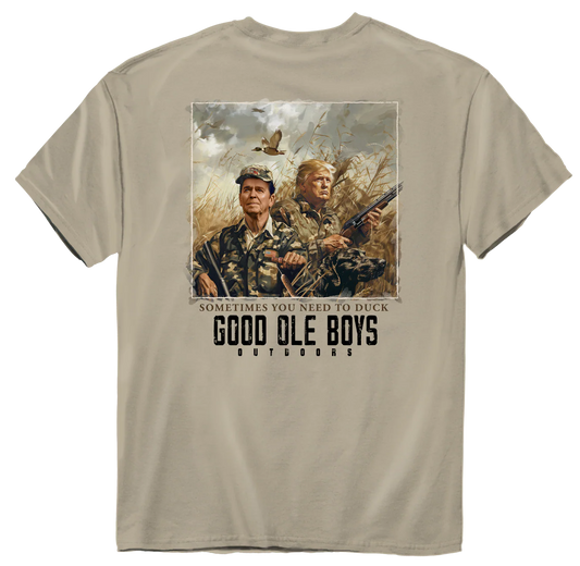Good Ole Boys Trump Reagan Duck Hunt Tee