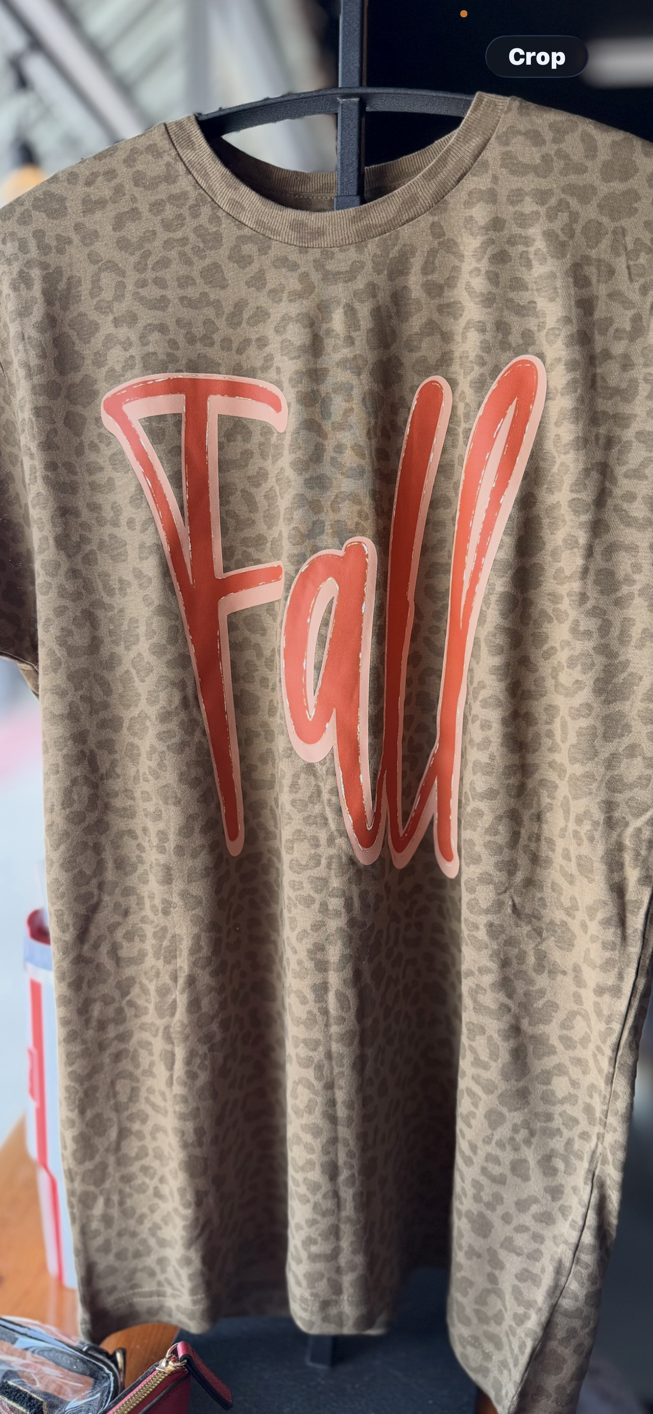 Three Kids and a Press Leopard Fall Tee