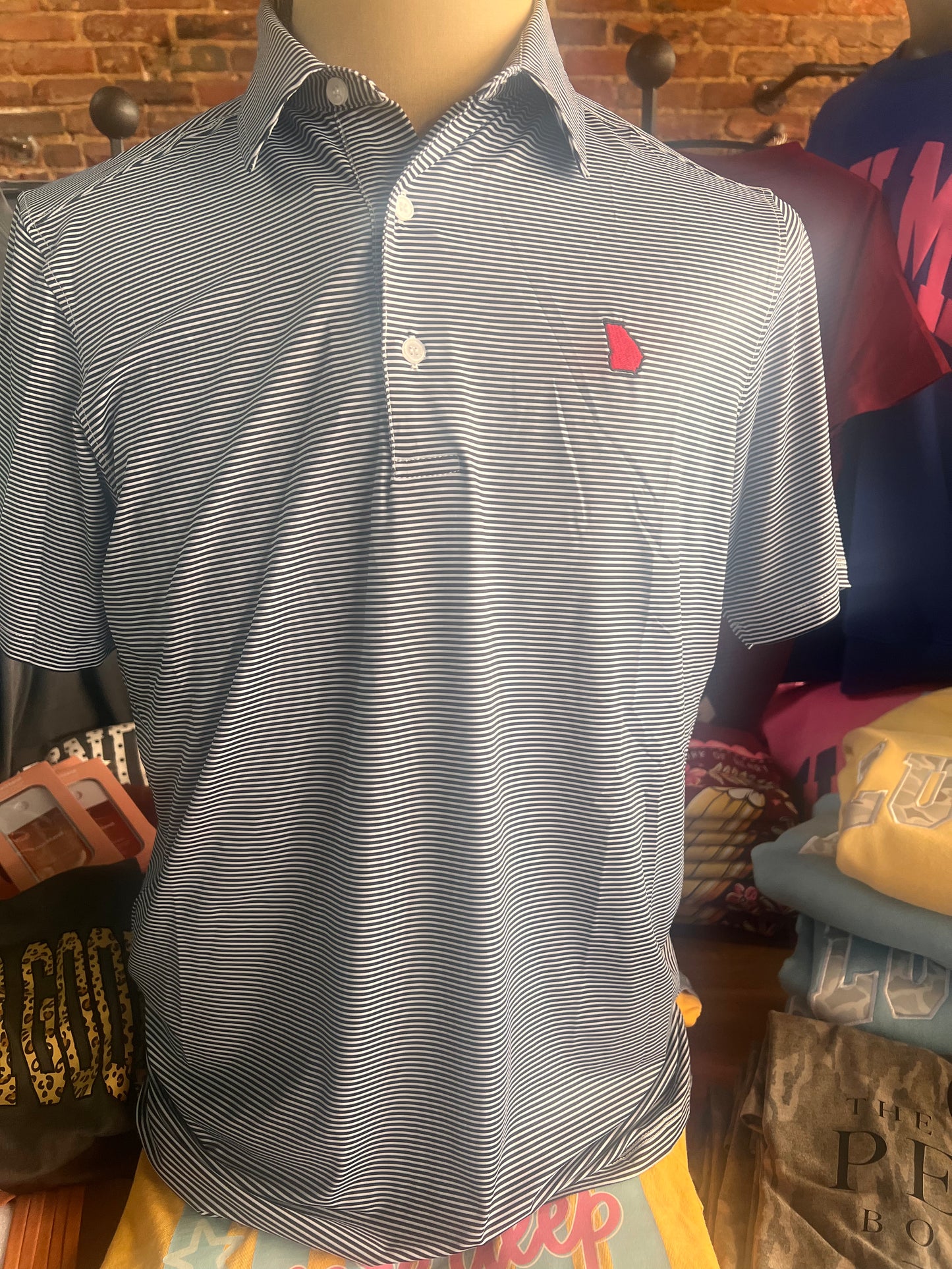 Meripex Micro Black/White (GA Embroidery-Red/Black Outline)