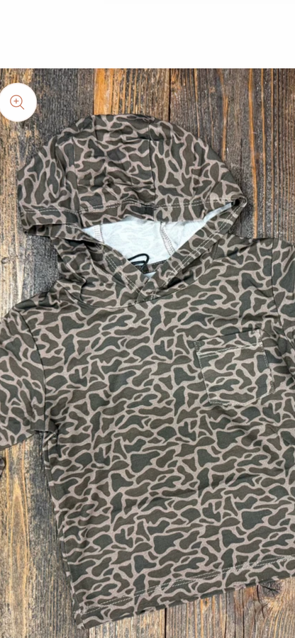 Meripex Kid's Lightweight Hoodie Badlands Camo