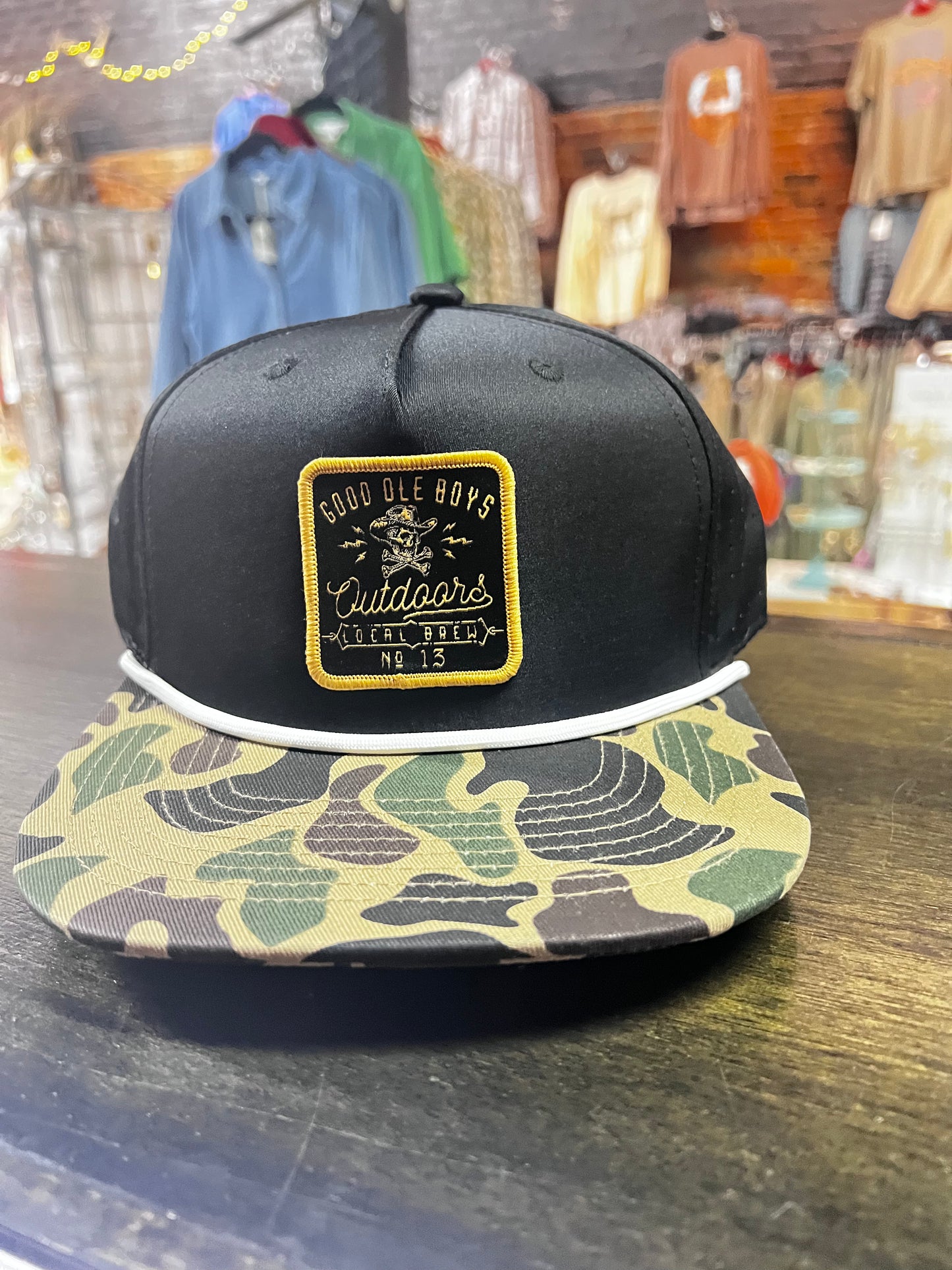 Good Old Boys Cowboy Skull Patch Hat