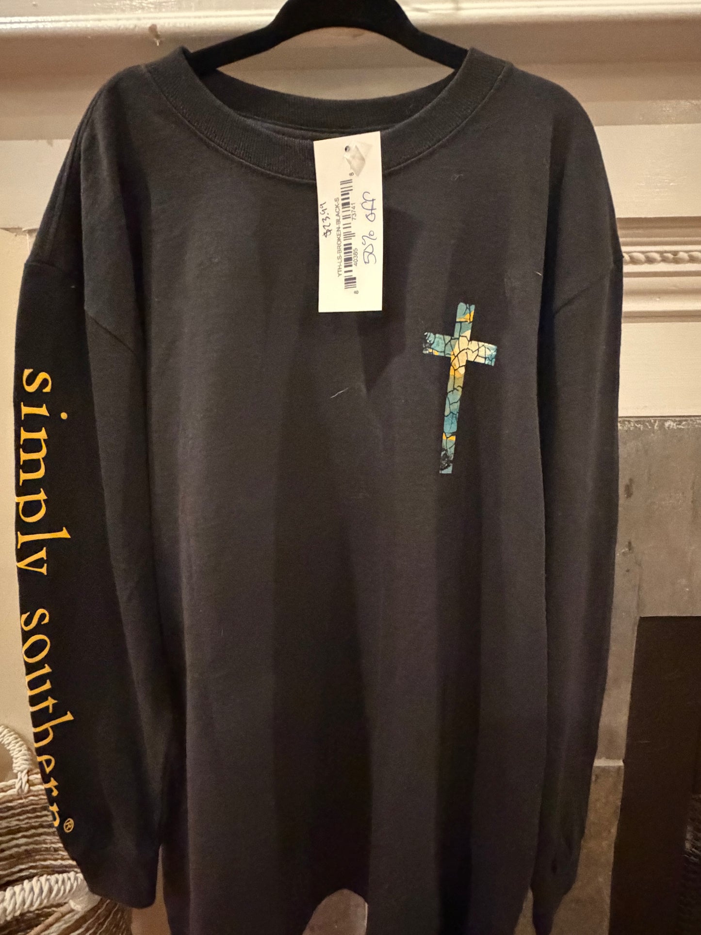 simply southern youth broken long sleeve tee