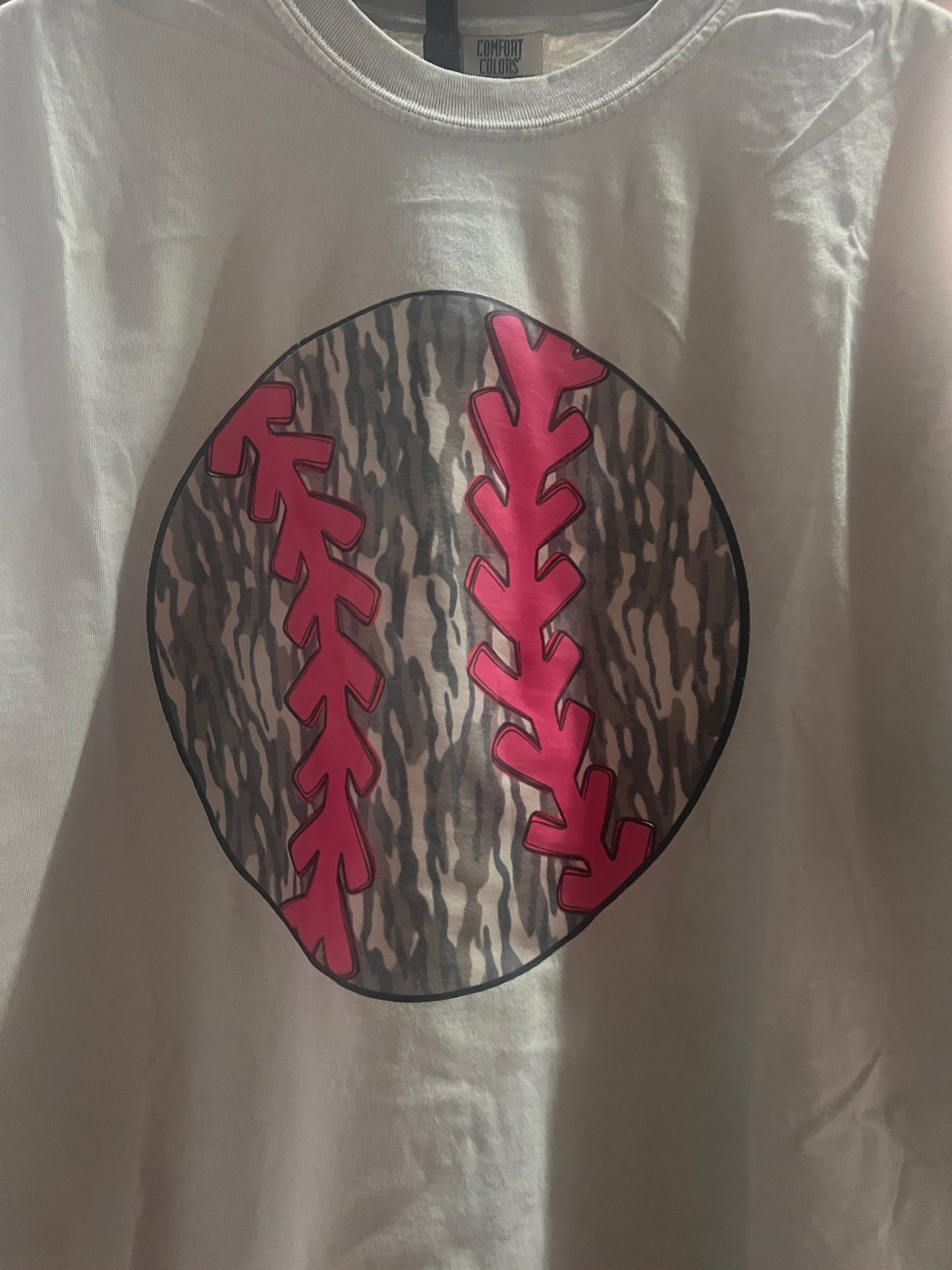 3 Kids and a Press Camo Print Baseball