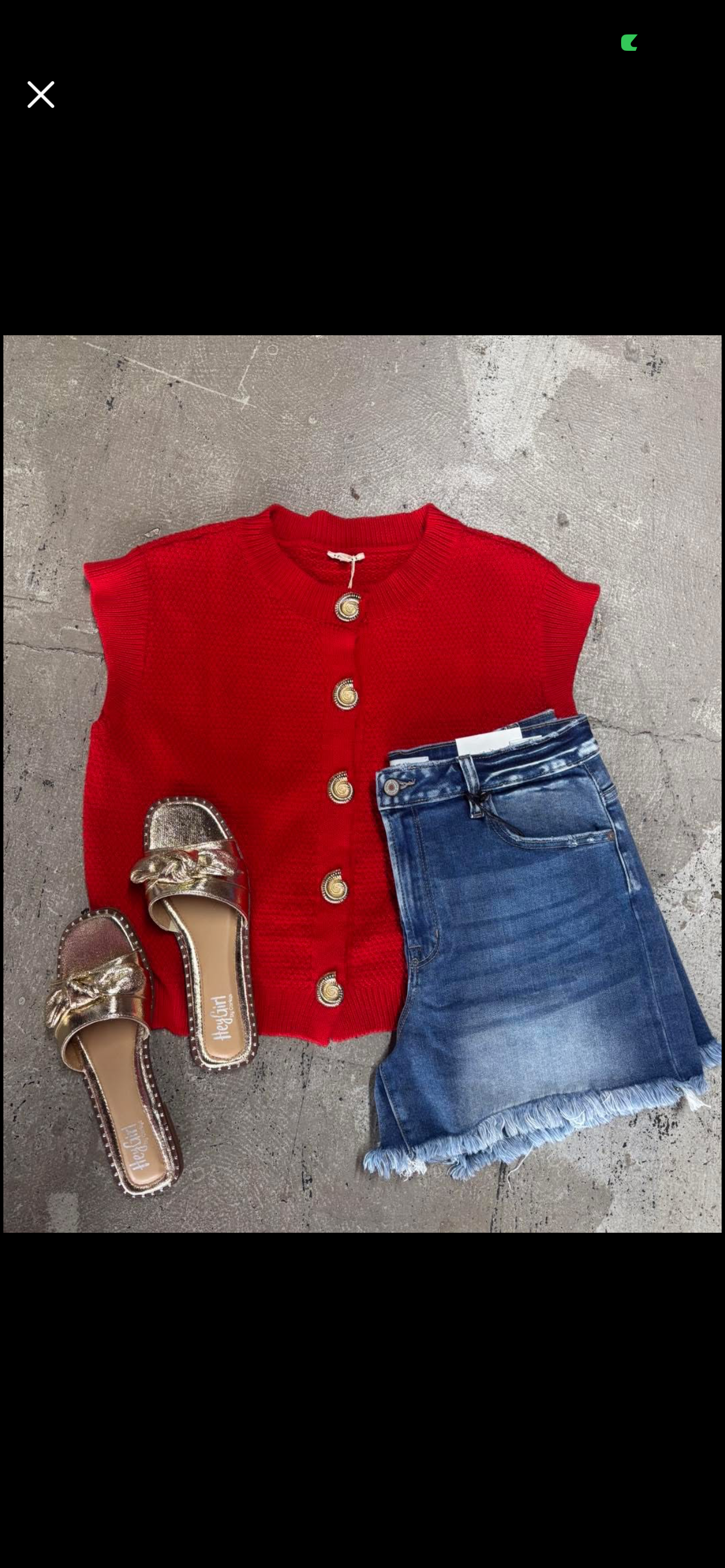 The Ruby Drop Shoulder Sweater vest